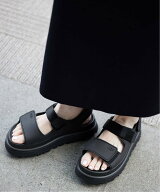 《WEB限定/追加2予約》 UGG/アグ GoldenGlow Sandal 1152685-BLK/BRWN